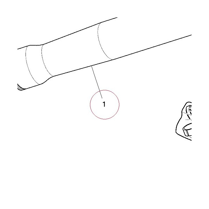 Fork leg assembly, left 34420171B