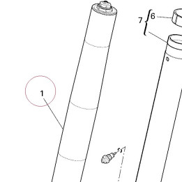 Right fork leg assembly 34420251A