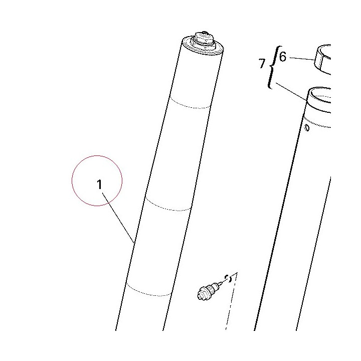 Right fork leg assembly 34420251A