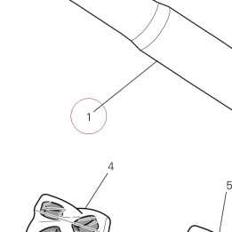 Fork leg assembly right 34420411A