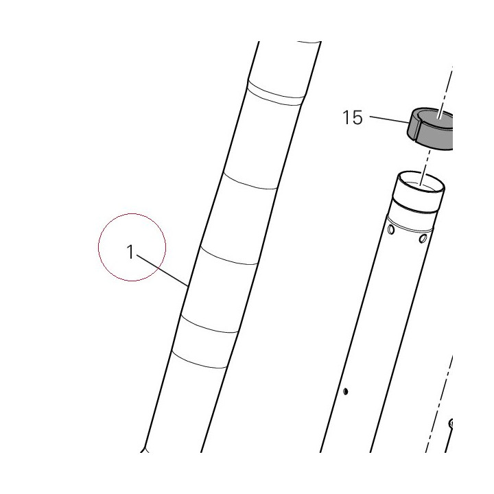 Right fork leg assembly 34420501A