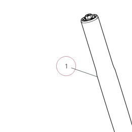 Right fork leg assembly Ohlins 34420722A