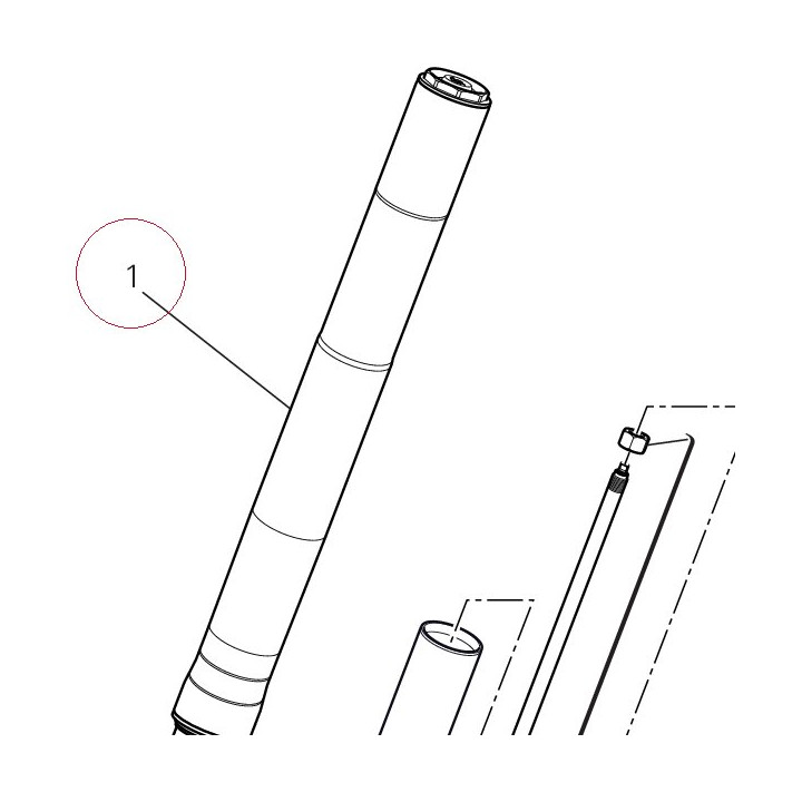 Fork leg assembly, right 34421001A
