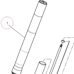 Fork leg assembly, right 34421011A