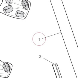 Fork leg assembly, right 34421021A