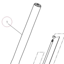 Fork leg assembly, right 34421061A