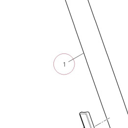 Fork leg assembly, right 34421073A