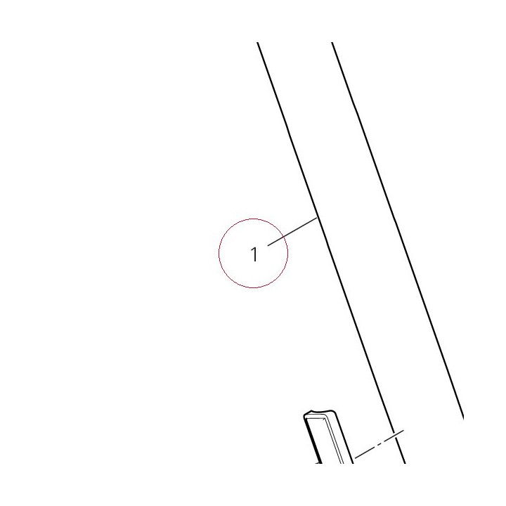 Fork leg assembly, right 34421074A