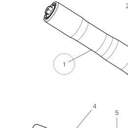 Fork leg assembly, right 34421111A