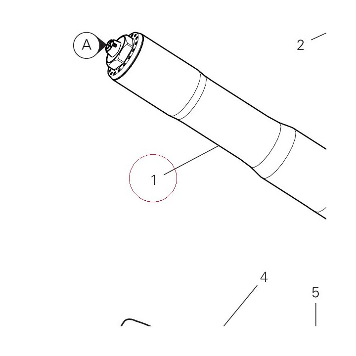 Fork leg assembly, right 34421131A
