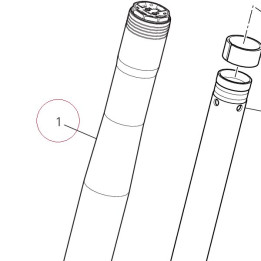 Right fork leg assembly 34421171A