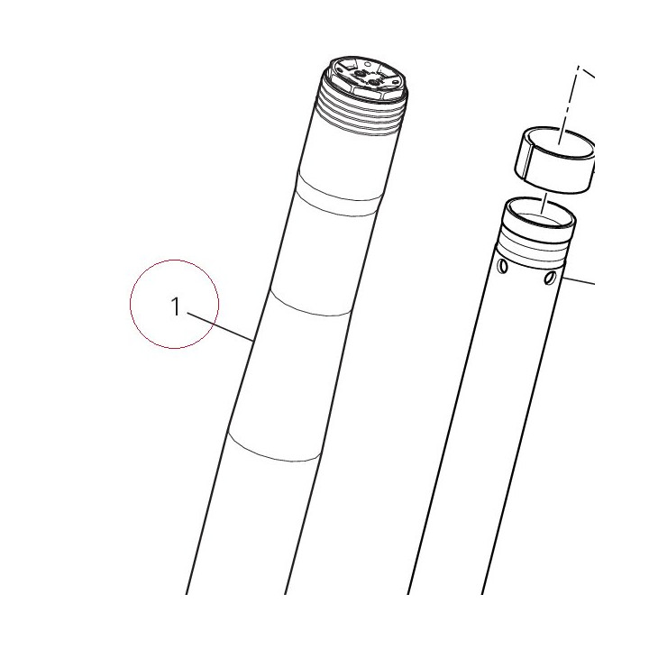 Right fork leg assembly 34421171A