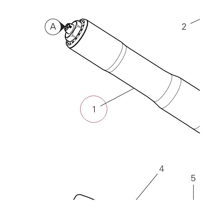 Fork leg assembly, right 34421242B