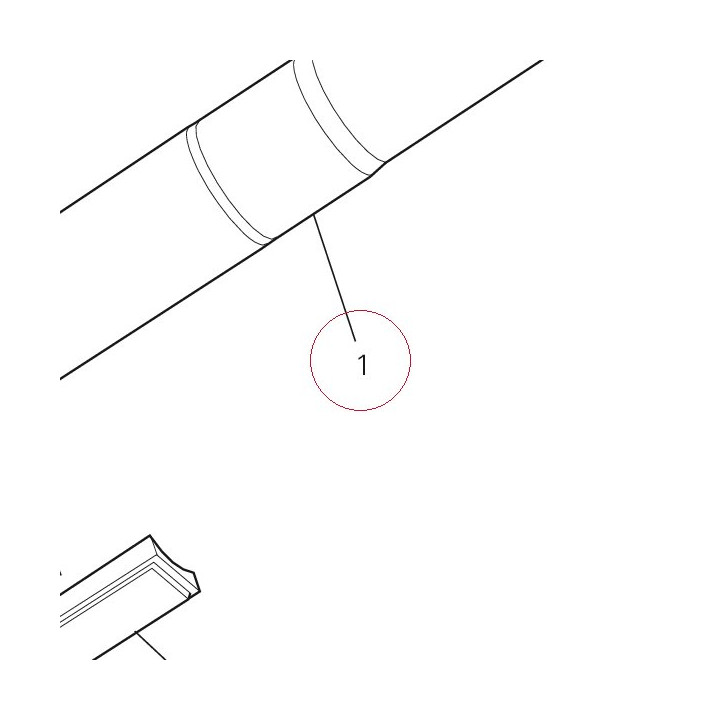 Left fork leg assembly Ohlins 34520614A