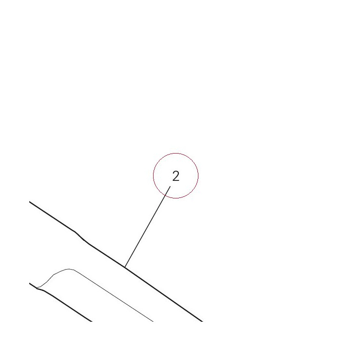 Fork leg assembly, left 34520631A
