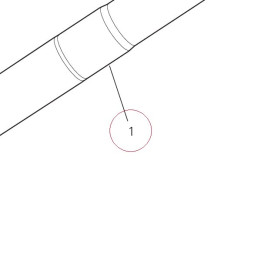 Fork leg assembly, left 34520703A