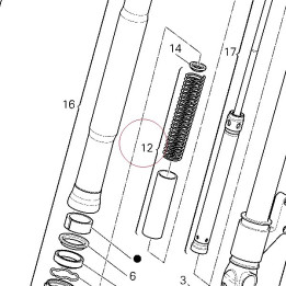Fork spring 34720041A
