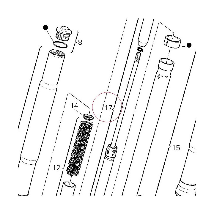 Complete left slider 34820141A