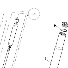 Cylinder-set-fork, right 34820181A