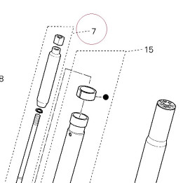 Cylinder-set-fork, left 34820191A