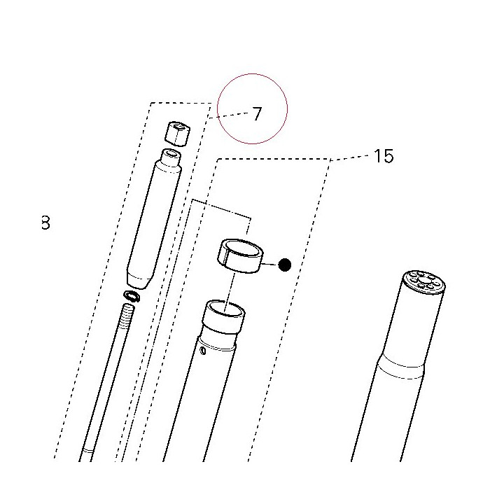 Cylinder-set-fork, left 34820191A