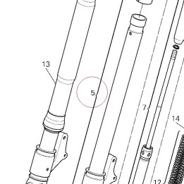 Complete right slider 34820201A