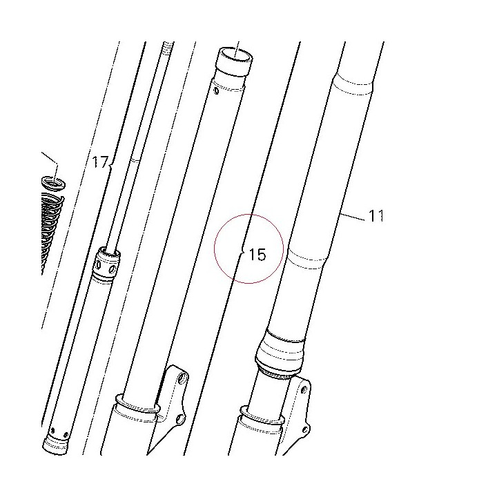 Complete left slider 34820211A