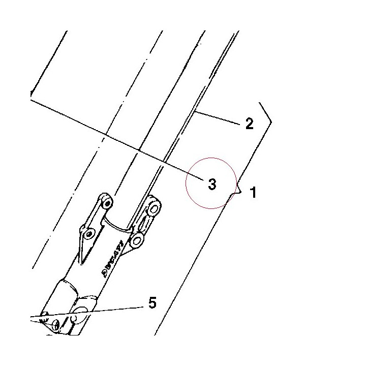 Stanchion tube 34910911AC
