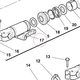 Complete right slider 34911091A