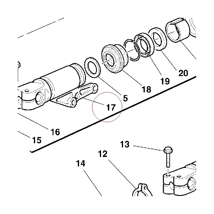 Complete right slider 34911091A