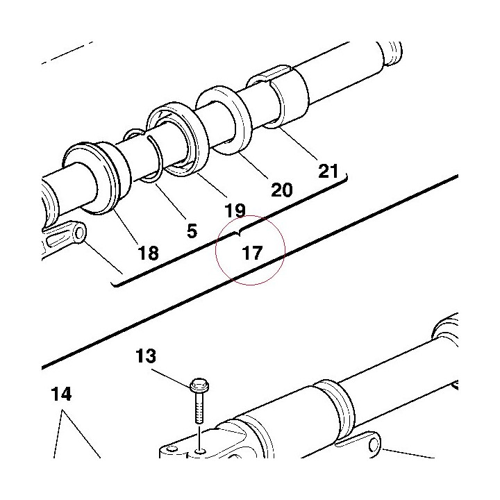 Complete right slider 34911091F