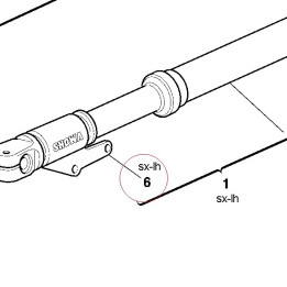 Complete left slider 34911101C
