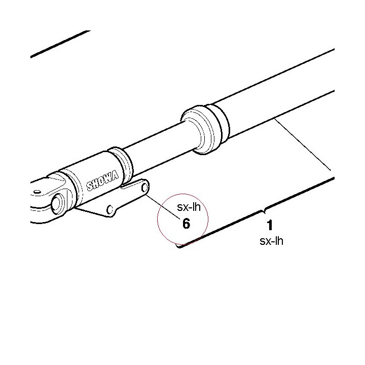 Complete left slider 34911101C