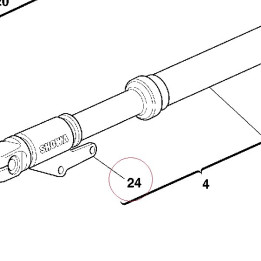 Complete left slider 34911101E