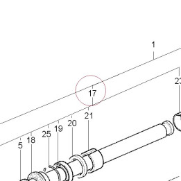 Complete right slider 34911151A