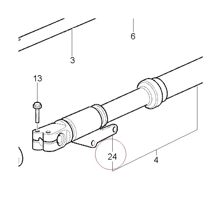 Complete left slider 34911161A