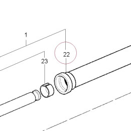 Fork outer tube 34911171A