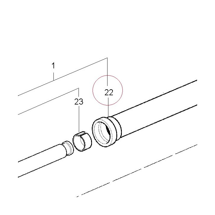 Fork outer tube 34911171A