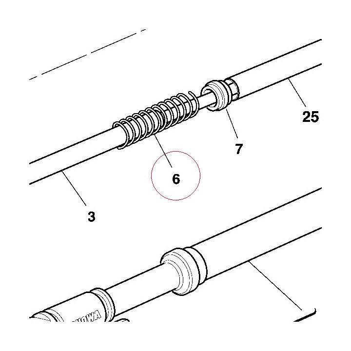 Fork spring 34911251A