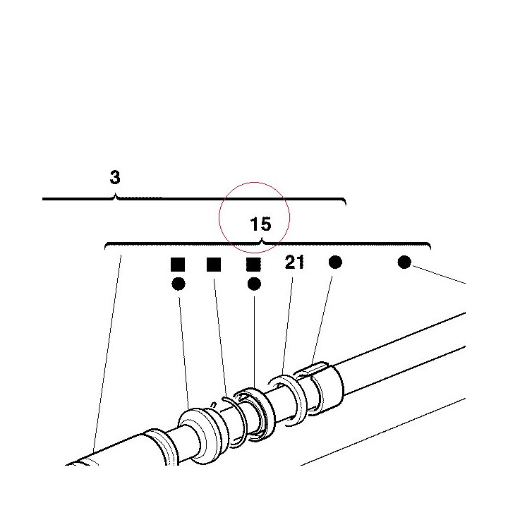 Complete right slider 34911291A