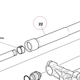Fork outer tube 34911311A