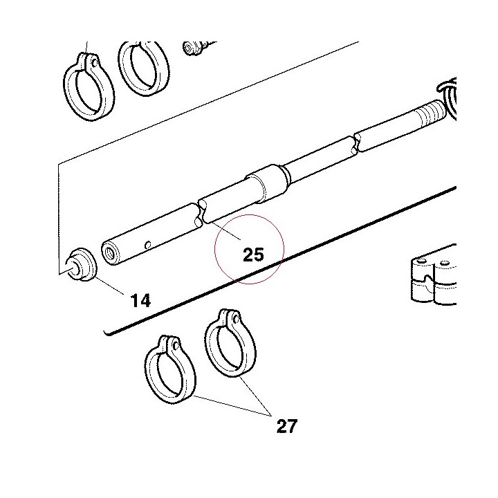 Damper pipe 34911321A