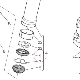Seal oil, fork 34911461A