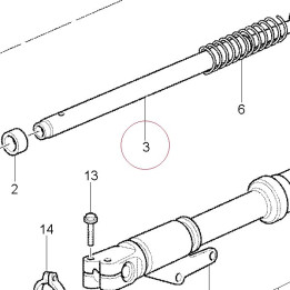 Damper pipe 34911601A