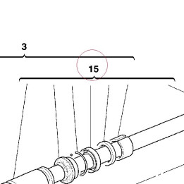 Complete right slider 34911611A