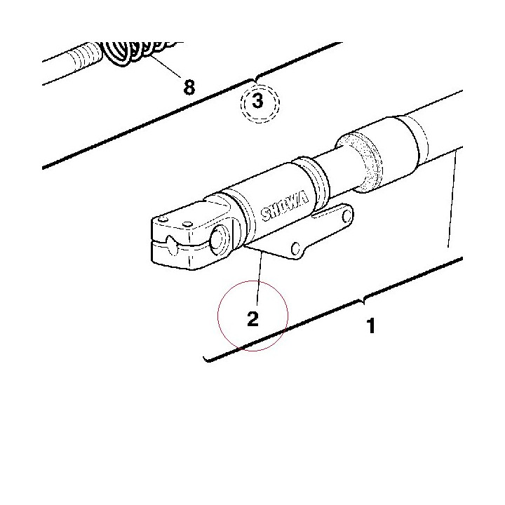 Complete left slider 34911621A