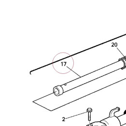 Damper pipe 34911671A