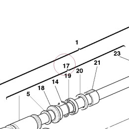 Complete right slider 34911721A