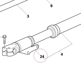 Complete left slider 34911731A