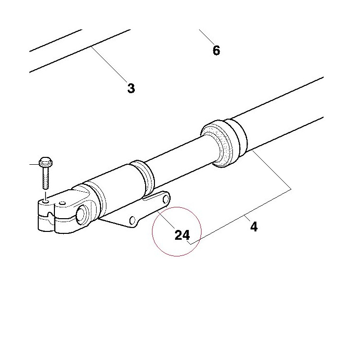 Complete left slider 34911731A